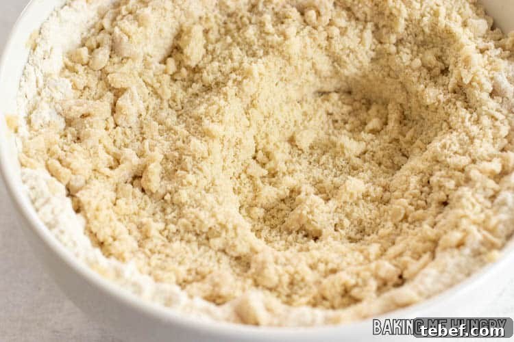 crumbs in bowl