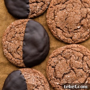 Chewy Chocolate Gingerbread Cookies Recipe for Holiday Baking 15 img 2113 14
