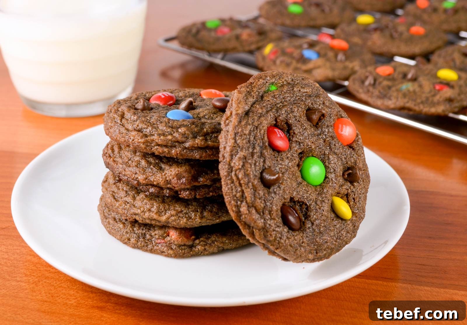Mini Chocolate M&M Cookies Mini Chocolate M&M Cookies
