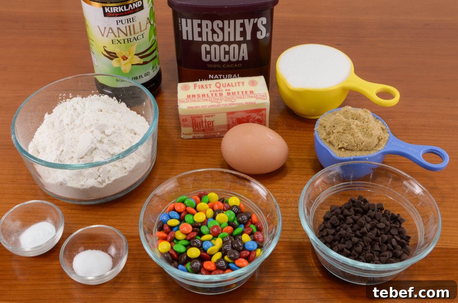 Mini Chocolate M&M Cookies Mini Chocolate M&M Cookies