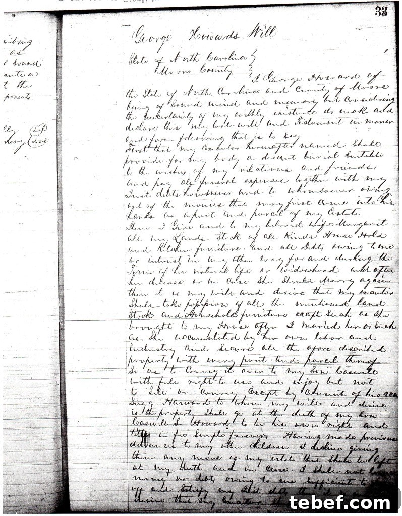 How PicMonkey Can Improve Your Genealogy Research 2 Will of George Howard 1871