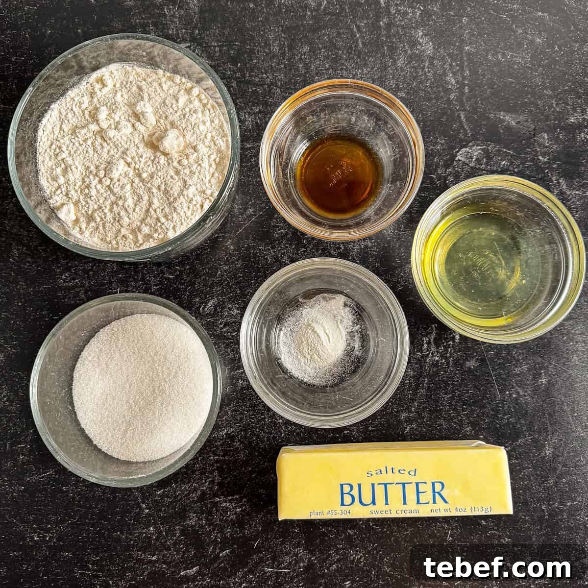 Homemade Air Fryer Sugar Cookies Recipe from Scratch 3 air fryer sugar cookies ingredients