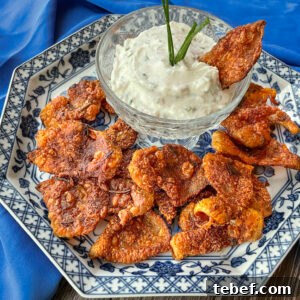 Crispy chicken crackling