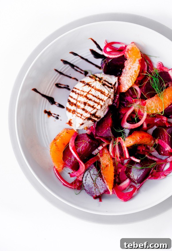 Roasted Beet Salad with Whipped Ricotta, Fennel & Orange 5 Roasted Beet Salad with Whipped Ricotta, Fennel, and Orange