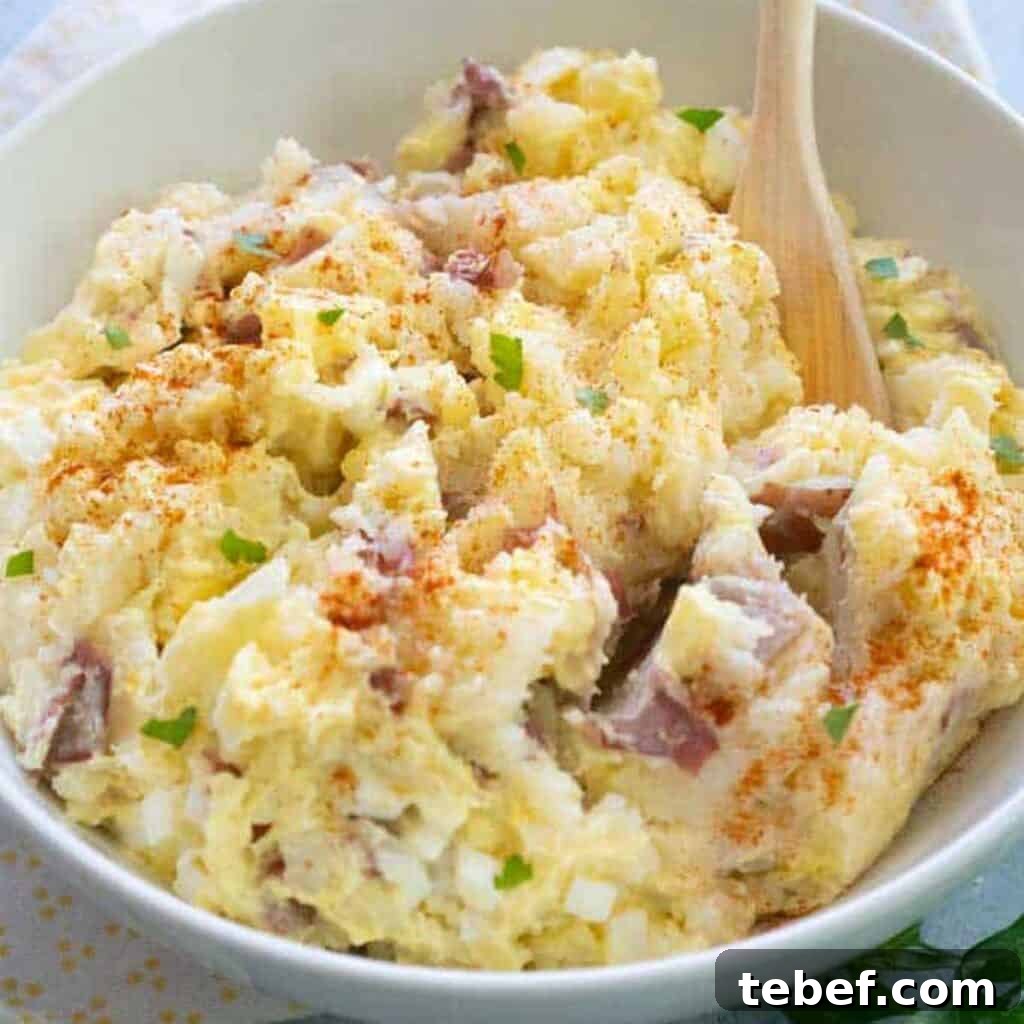 What to Serve with Little Smokies: 10 Delicious Side Dishes 5 white bowl of southern potato salad