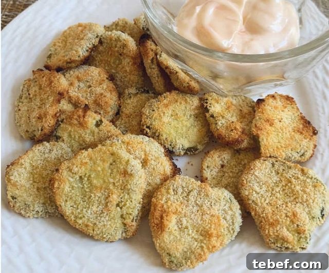 Keto Air Fryer Fried Pickles — Low-Carb Recipe 2 plate of pickles from air fryer