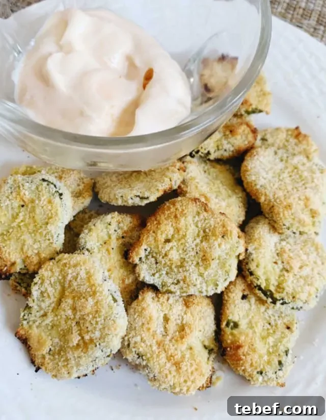 Keto Air Fryer Fried Pickles — Low-Carb Recipe 4 plate of fried pickles