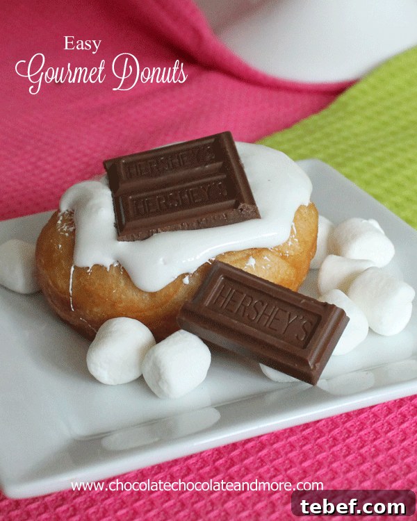 Gourmet Donuts Made at Home: Simple Recipes for Perfect Results 13 Smores Easy Gourmet Donut--fruits, cookies, candies, the possibilities are limitless