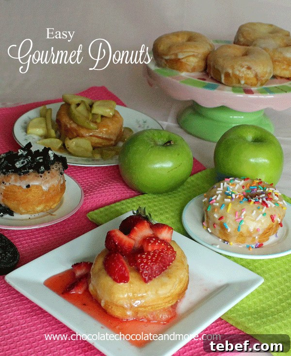 Gourmet Donuts Made at Home: Simple Recipes for Perfect Results 16 Easy Gourmet Donuts-fruits, cookies, candies, the possibilities are limitless