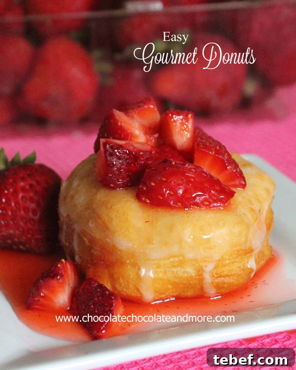 Gourmet Donuts Made at Home: Simple Recipes for Perfect Results 6 Strawberry Sensation Gourmet Donut-fruits, cookies, candies, the possibilities are limitless