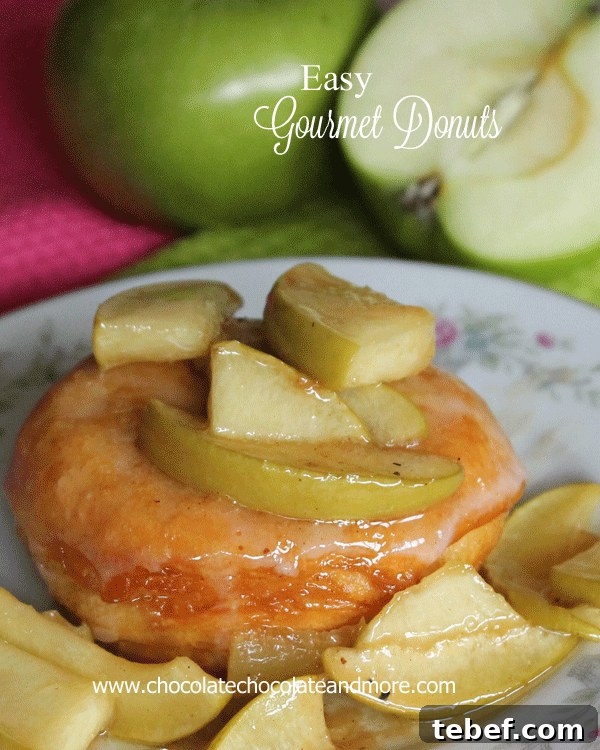 Gourmet Donuts Made at Home: Simple Recipes for Perfect Results 10 Fried Apple Gourmet Donut-fruits, cookies, candies, the possibilities are limitless