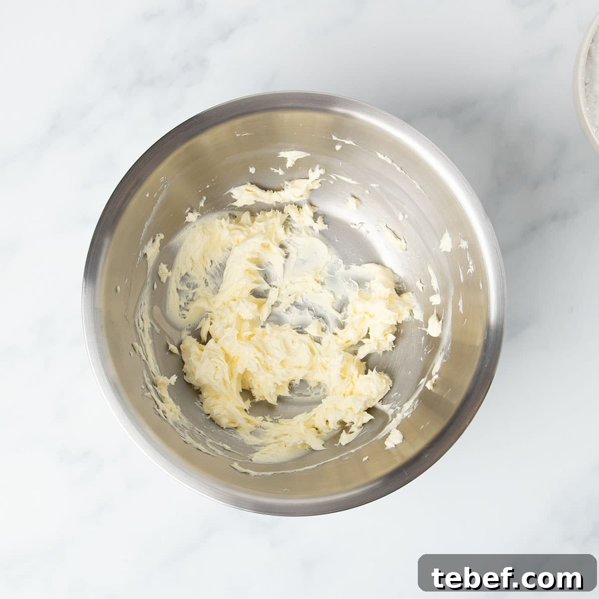 Gluten-Free Vanilla Cupcakes Recipe for Moist, Fluffy Results 20 whipped light yellow butter in large round metal mixing bowl
