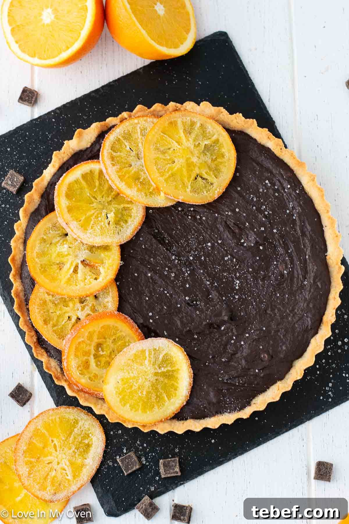 Decadent Chocolate and Orange Tart Recipe 2 chocolate orange tart