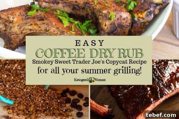 Smoky Sweet Keto Coffee Dry Rub BBQ Spice That Beats Trader Joe’s 2 Keto coffee dry rub for summer grilling