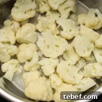 instant pot steamed cauliflower