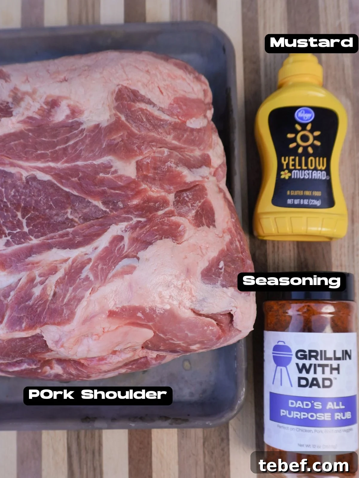 Perfect Slow-Cooker Pulled Pork Sandwich Recipe 3 Classic Pulled Pork Ingredients.