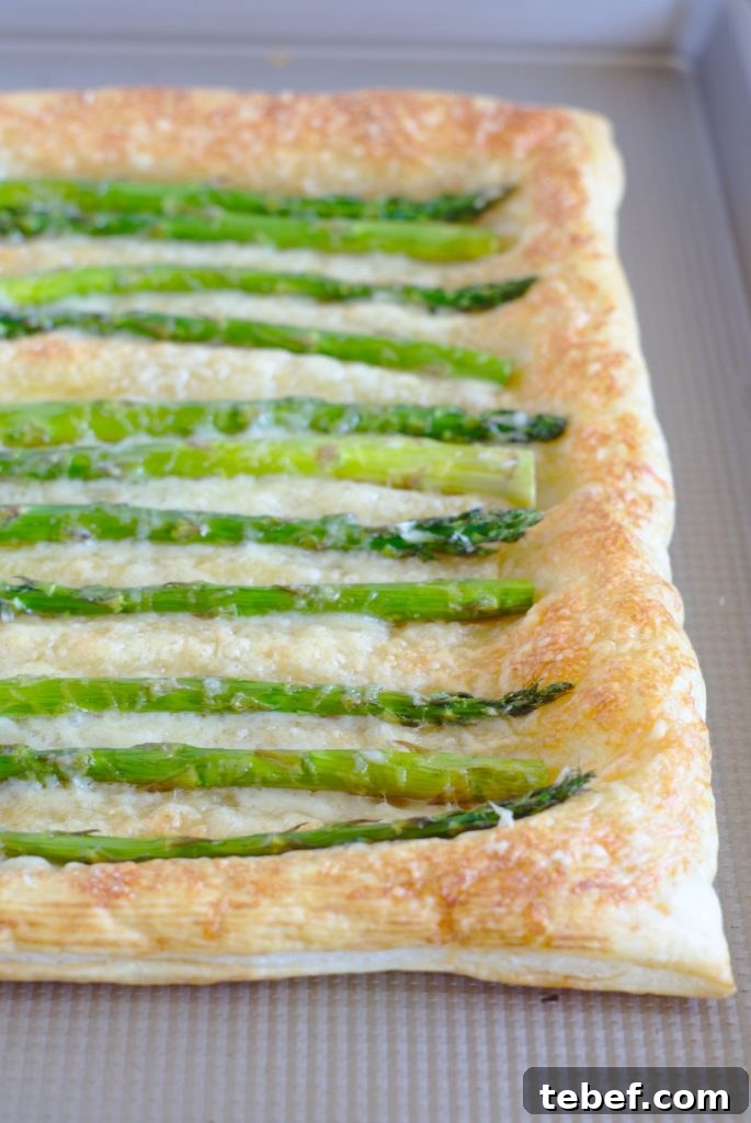 Asparagus Tart with Puff Pastry Asparagus Tart with Puff Pastry