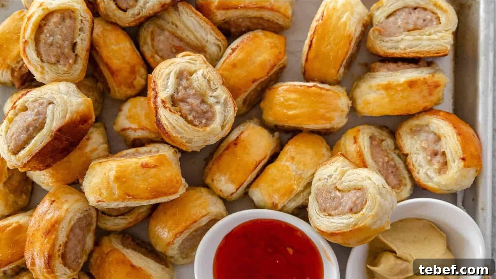 22 Festive Holiday Party Appetizers to Delight Your Guests 10 Puff Pastry Sausage Rolls