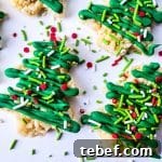 christmas tree decorated Rice Krispies