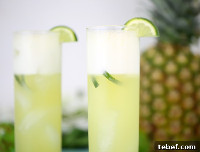Week 6 Weekly Meal Plan & Grocery List for Families 14 pineapple-lime-drink