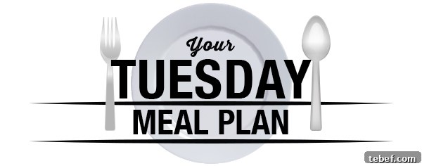 Week 6 Weekly Meal Plan & Grocery List for Families 5 TUESDAY