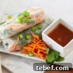 Gluten-Free Spring Rolls Ready in 10 Minutes 7 gluten free spring rolls on a plate