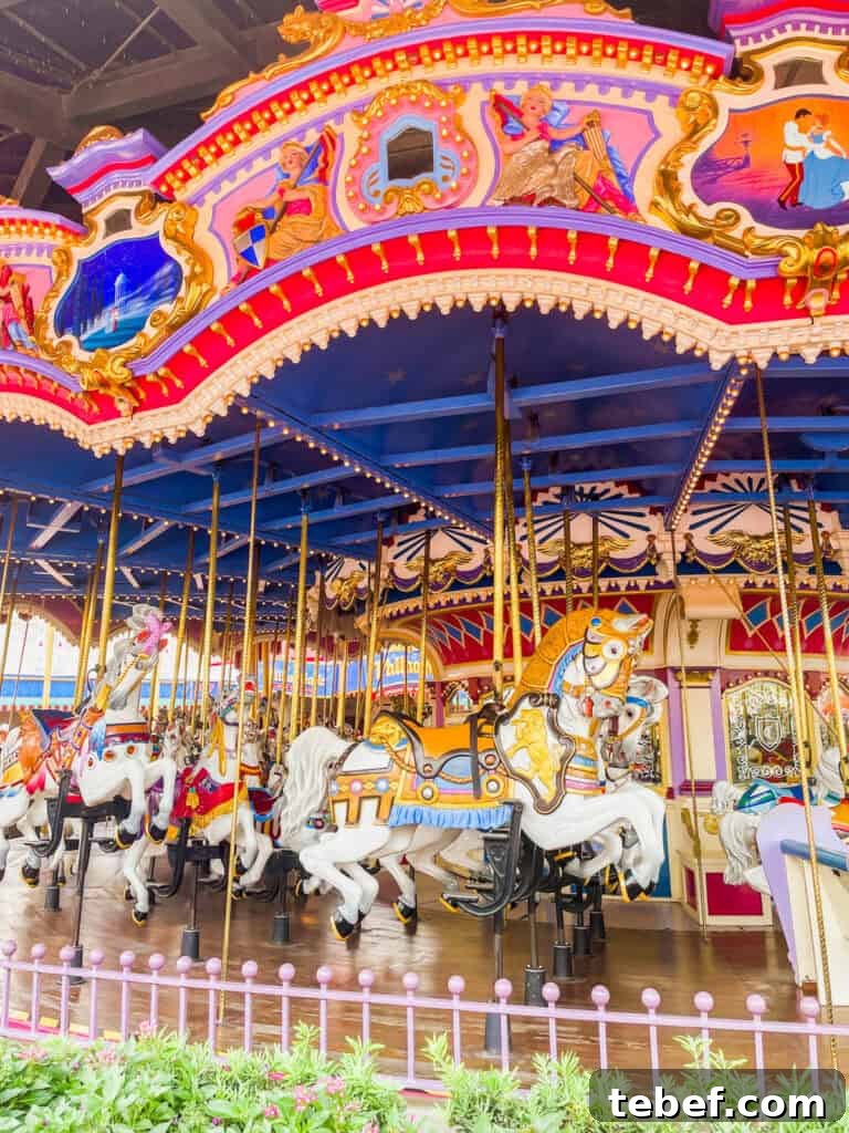 Prince Charming Regal Carousel Ride Guide & Tips at Magic Kingdom 5 Prince Charming's Carrousel at Magic Kingdom.