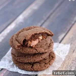 These caramel stuffed Rolo Cookies are simply divine. No one can resist the caramel filled cookies!