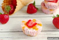 Strawberry Drumstick Frozen Yogurt Cups Recipe for Homemade Treats