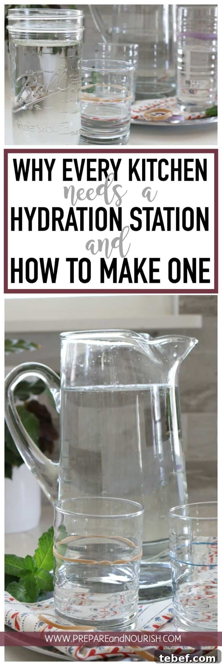 Create a Kitchen Hydration Station: Why You Need One and How to Build It 8 Why Every Kitchen Needs a Hydration Station and How to Make One - Learn two reasons why every kitchen needs a hydration station and make one today!