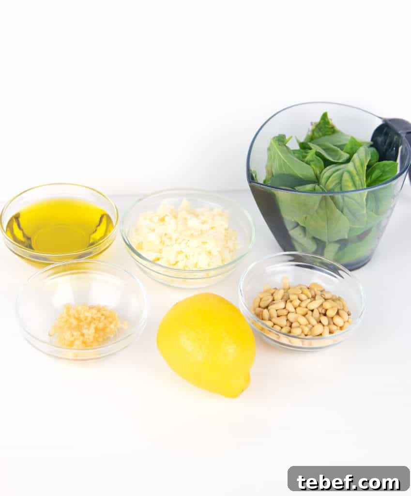 Creamy Pine Nut Pesto Recipe for Pasta and Sandwiches 3 img 4690 2
