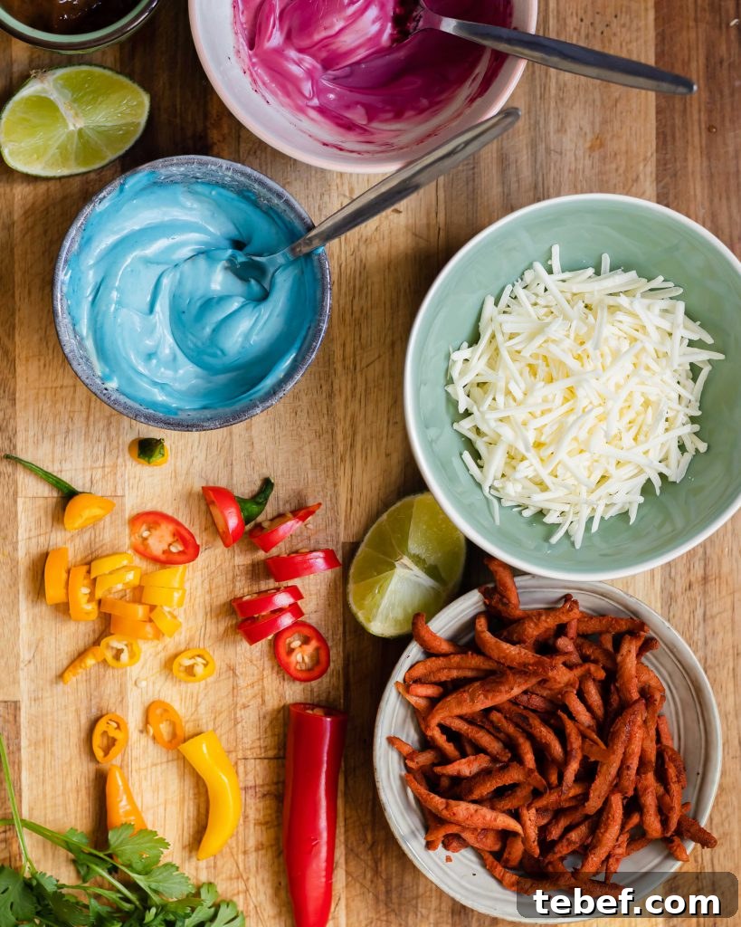 Loaded Cheddar Air Fryer Fries with Crispy Seasoning 5 Toppings for cheese fries