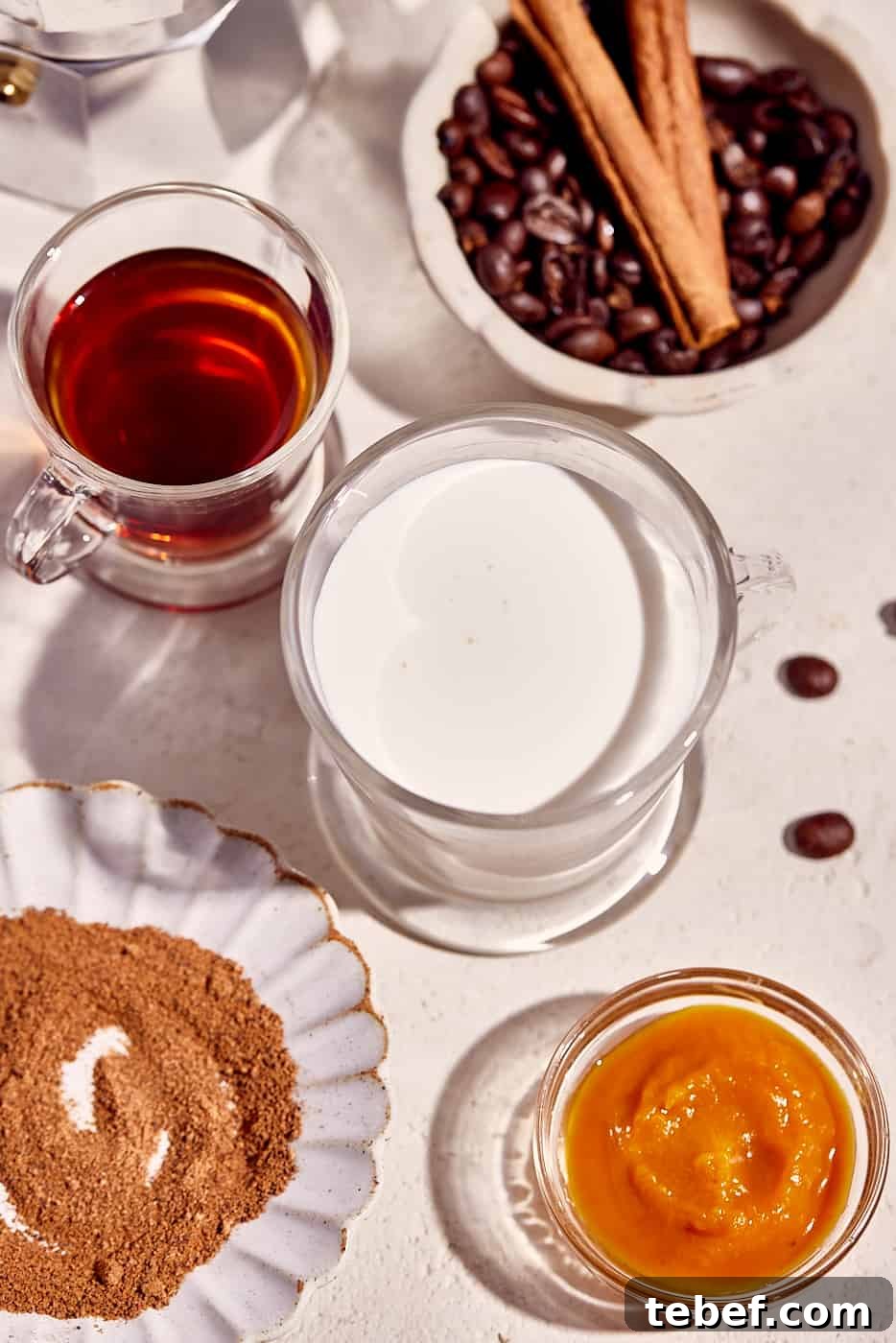 Iced Pumpkin Spice Latte Recipe: Creamy Fall Coffee at Home 4 ingredients for iced pumpkin spice latte