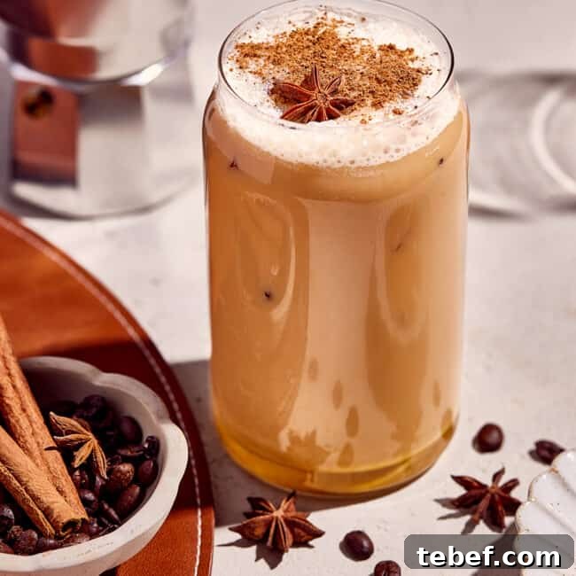 iced pumpkin spice latte