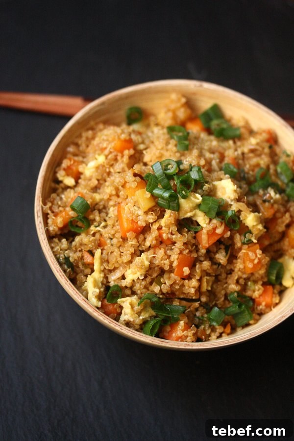 Quinoa Fried Rice Recipe: Gluten-Free, Flavorful Weeknight Meal 8 Fried Rice with Quinoa - a great weeknight stir-fry recipe!