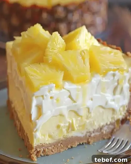 Pineapple Heaven Cheesecake Recipe — Moist Tropical Cheesecake 2 Pineapple Heaven Cheesecake – Easy & Delicious Recipe