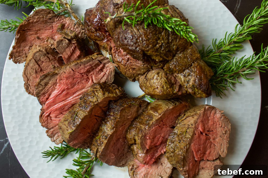 Herb-Crusted Rosemary Beef Tenderloin Recipe 3 beef tenderloin with rosemary