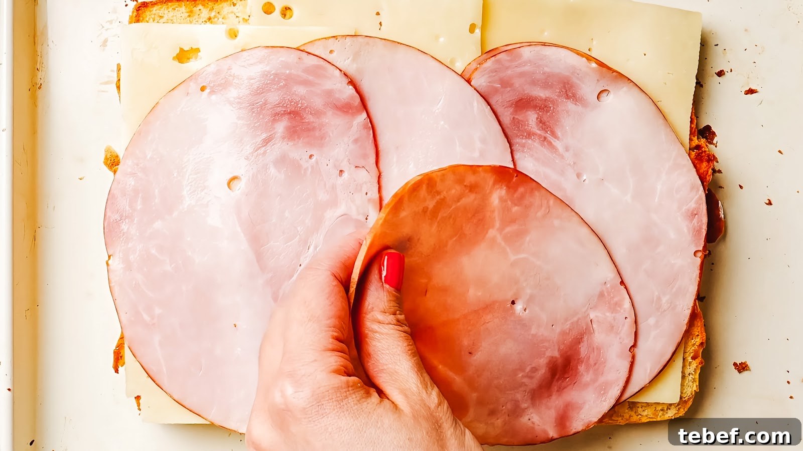 Ham and Cheese Sliders recipe steps.