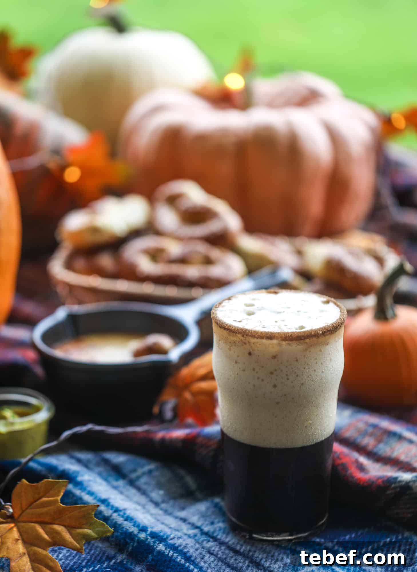Pumpkin Beer Flight with Hot Pretzel Bar Ideas for Fall Entertaining 10 This is the cutest way ever to serve the best pumpkin beer! If you do a pumpkin beer party of a pumpkin beer tasting, this pumpkin cooler is an adorable (and easy!) way to make things festive. Kick it up with a hot pretzel bar and lots of dipping sauce too! I howsweeteats.com #pumpkin #beer #cooler #softpretzel #fall #cheese