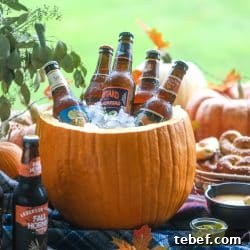 Pumpkin Beer Flight with Hot Pretzel Bar Ideas for Fall Entertaining 9 img 56368 9
