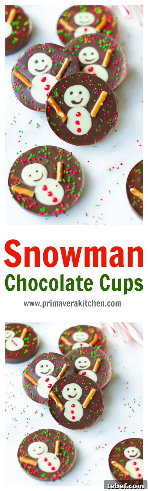 snowman-chocolate-cups- These fun, festive and delicious Snowman Chocolate Cups are the perfect Christmas treats or wintertime snacks! These no-bake chocolate cups are also made with just a hand full of ingredients! snowman-chocolate-cups- These fun, festive and delicious Snowman Chocolate Cups are the perfect Christmas treats or wintertime snacks! These no-bake chocolate cups are also made with just a hand full of ingredients!