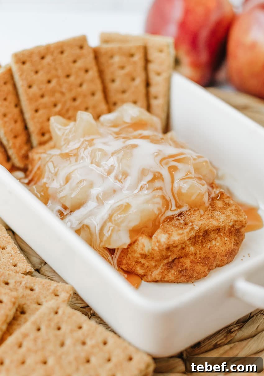 Smoked Cream Cheese with Apple Pie Flavor: Recipe & Tips 3 apple pie smoked cream cheese dip in a white serving dish