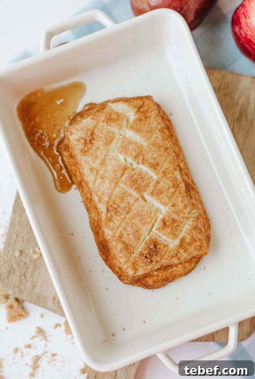 Smoked Cream Cheese with Apple Pie Flavor: Recipe & Tips 7 smoked cream cheese in a white baking dish