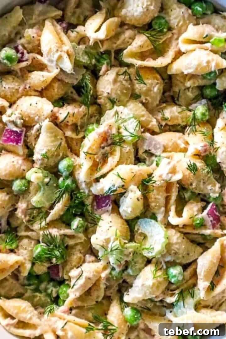 Classic Tuna Pasta Salad Recipe for Potlucks and Weeknight Meals 4 classic tuna pasta salad