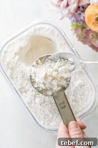 how to mneasure flour