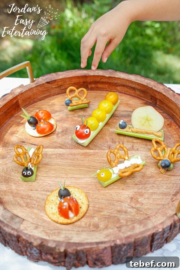 Ladybug snack