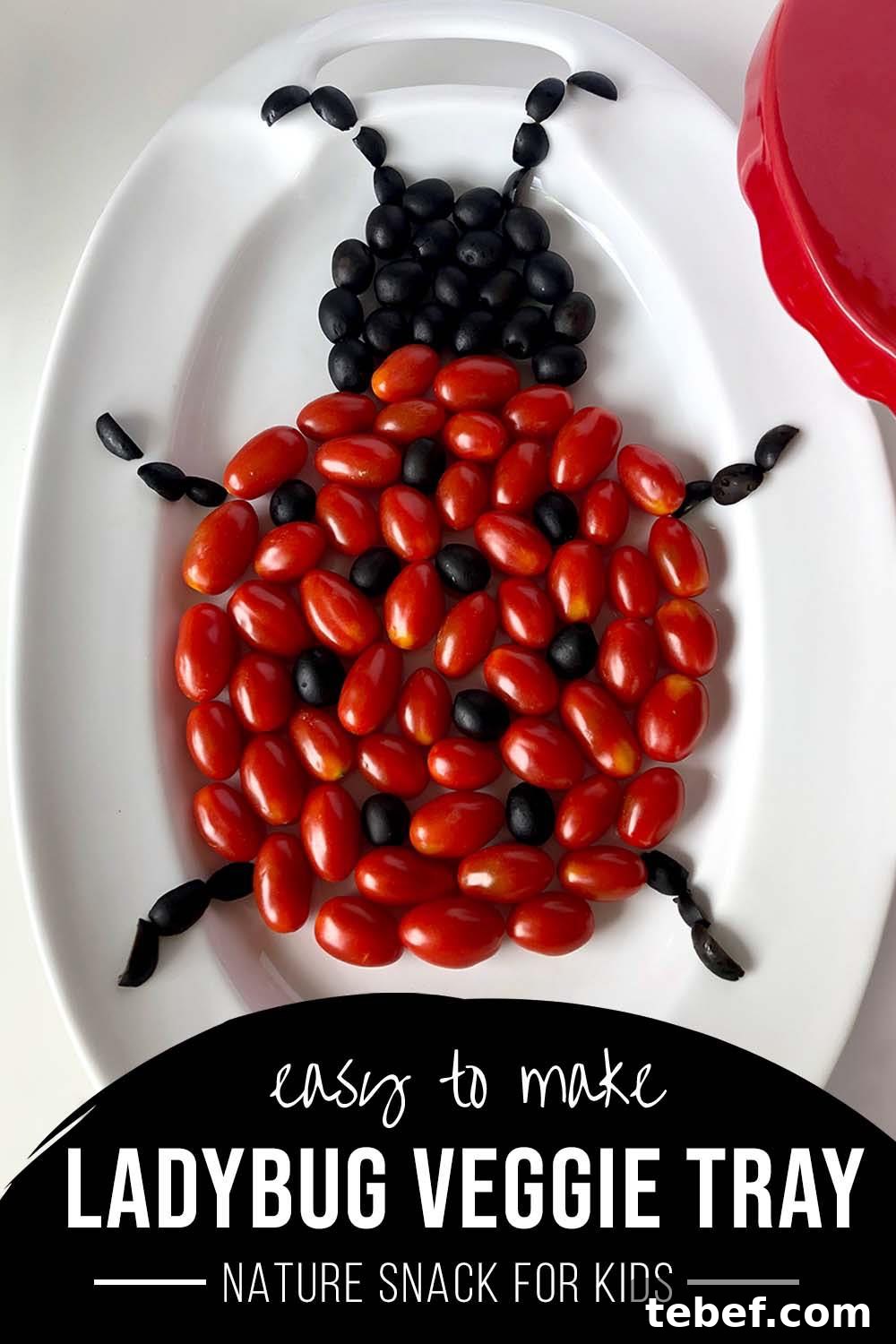 Ladybug appetizer