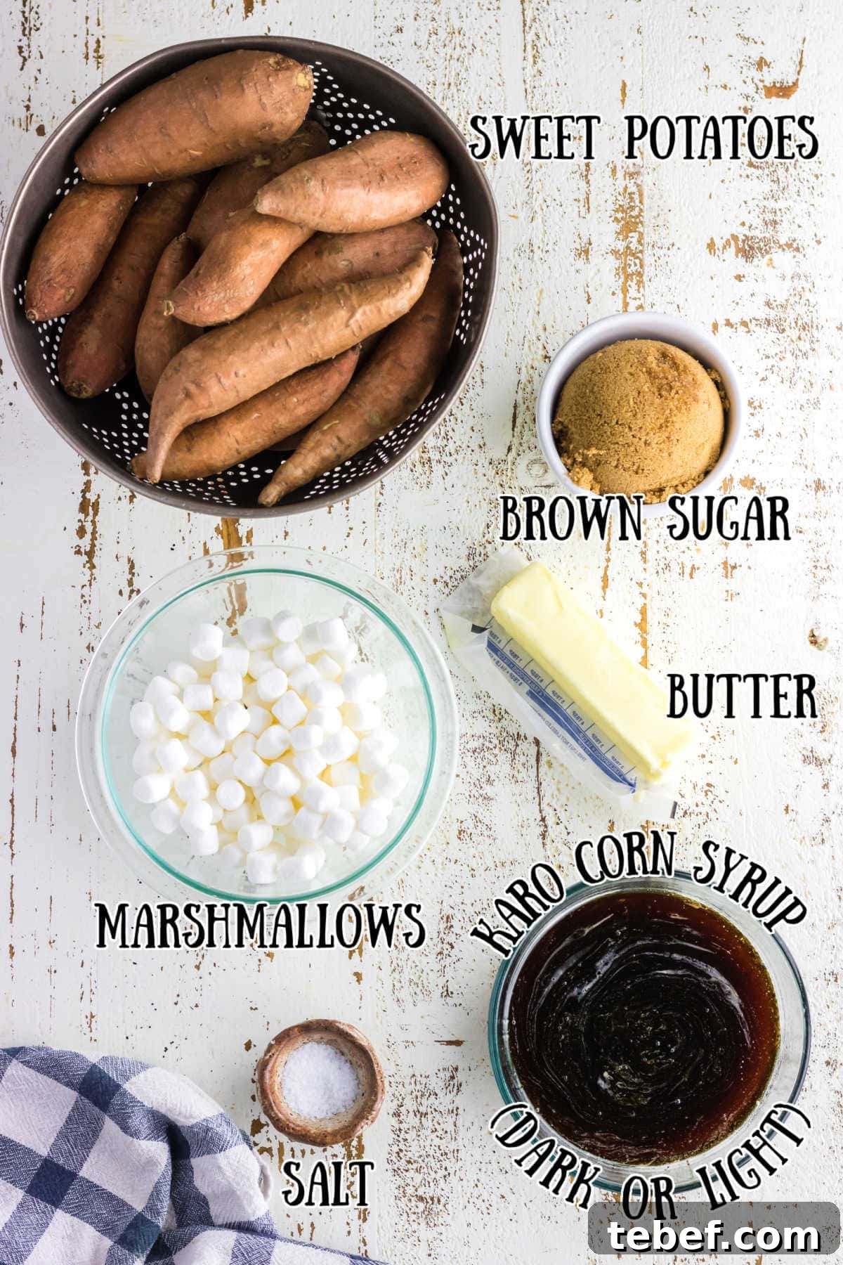 Southern Candied Yams Recipe with Brown Sugar and Pecans 3 ingredients for this recipe.