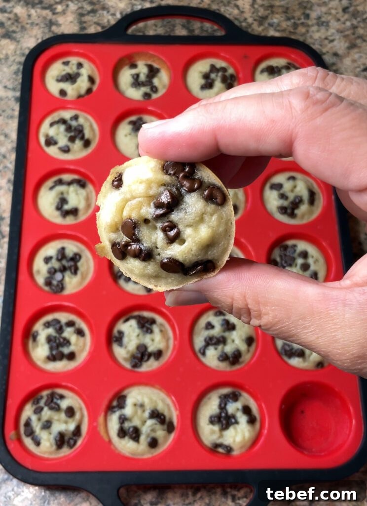 Banana Chocolate Chip Mini Muffins