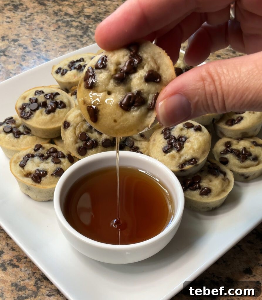 Banana Chocolate Chip Mini Muffins